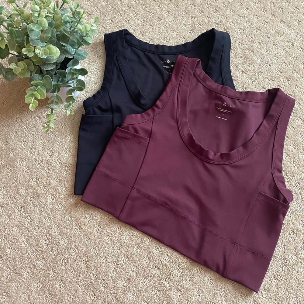 Lou & Grey cropped tanks bundle